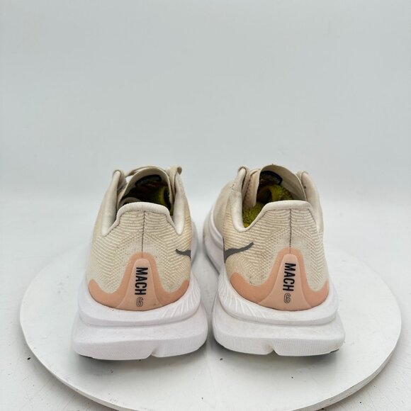 Hoka One One Mach 6 Women Size 8B 1147810-EGV Eggnog Vanilla Running Shoes - Picture 5 of 11